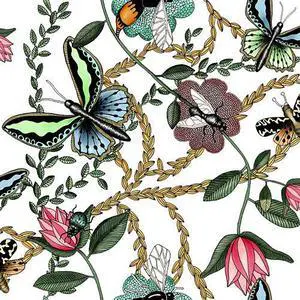 Paperproducts Design Papillon Garden Beverage Napkin, 5", Bugs & Butterflies Paperproducts Design Papillon Garden Beverage Napkin, 5", Bugs & Butterflies