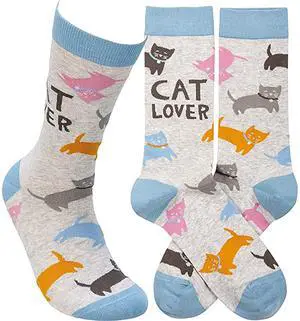 Primitives by Kathy 113732 - Cat Lover Socks Primitives by Kathy 113732 - Cat Lover Socks