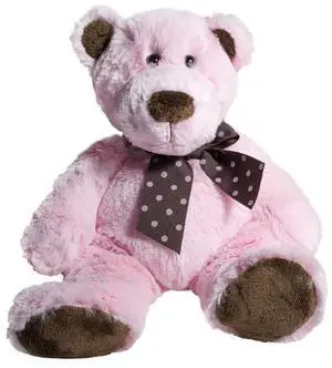 Mary Meyer Plush Stuffed Animal Sweet Chocolate Pink Bear 12 Mary Meyer Plush Stuffed Animal Sweet Chocolate Pink Bear 12