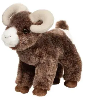 Douglas Toys Teton Bighorn Sheep Plush Stuffed Animal, 8" Douglas Toys Teton Bighorn Sheep Plush Stuffed Animal, 8"