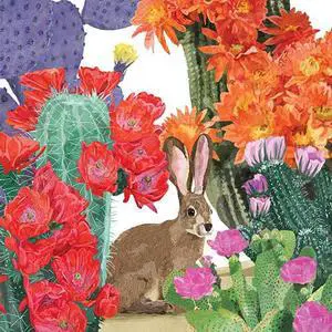 Paperproducts Design Mojave Beverage Napkin, 5" x 5", Two Can Art Paperproducts Design Mojave Beverage Napkin, 5" x 5", Two Can Art