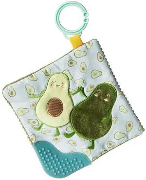 Mary Meyer Crinkle Teether Toy with Squeaker, 6 X 6", Yummy Avocado Mary Meyer Crinkle Teether Toy with Squeaker, 6 X 6", Yummy Avocado