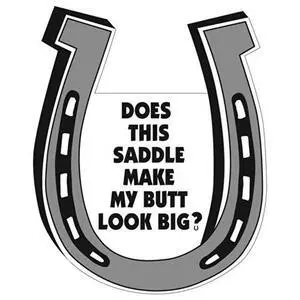 Does This Saddle Make My Butt Look Big? Magnet Does This Saddle Make My Butt Look Big? Magnet