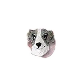 Conversation Concepts Whippet Gray & White Earrings Post Conversation Concepts Whippet Gray & White Earrings Post