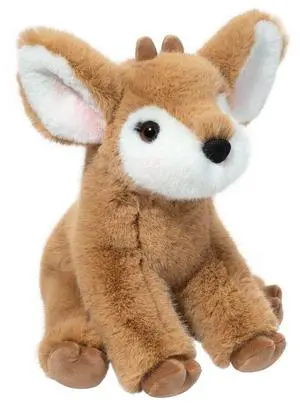 Douglas Toys Super Fernie Soft Fawn Plush Stuffed Animal, 12" sitting Douglas Toys Super Fernie Soft Fawn Plush Stuffed Animal, 12" sitting