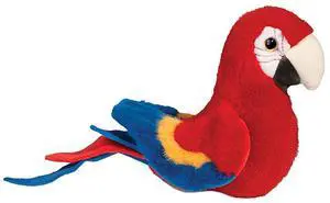 Douglas Toys Mauie Parrot Mini Soft Plush Stuffed Animal Toy, 7" Douglas Toys Mauie Parrot Mini Soft Plush Stuffed Animal Toy, 7"