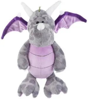 Ganz Dream Dragon Purple & Gray w Wings Plush Stuffed Animal Toy, 12" - Blaze Ganz Dream Dragon Purple & Gray w Wings Plush Stuffed Animal Toy, 12" - Blaze