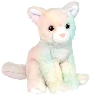 Douglas Cuddle Toys Pixie Rainbow Cat Mini Soft Plush Stuffed Animal, 6" Douglas Cuddle Toys Pixie Rainbow Cat Mini Soft Plush Stuffed Animal, 6"