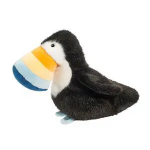 Douglas Toys Todd Toucan Muzzle Plush Stuffed Animal Toy, 7" long Douglas Toys Todd Toucan Muzzle Plush Stuffed Animal Toy, 7" long