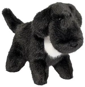 Douglas Toys Linda Black Lab Mix Muzzle Plush Stuffed Animal Toy, 6" long Douglas Toys Linda Black Lab Mix Muzzle Plush Stuffed Animal Toy, 6" long