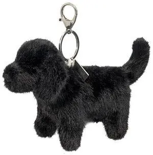 Douglas Toys Plush Stuffed Animal Backpack, Purse, Bag Charm, Black Lab Dog, 5" Douglas Toys Plush Stuffed Animal Backpack, Purse, Bag Charm, Black Lab Dog, 5"