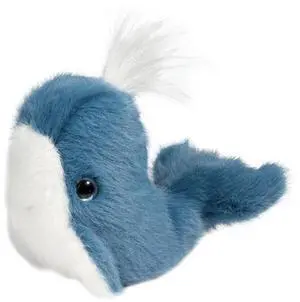 Douglas Lil Baby Sperm Whale Plush Stuffed Animal, 6" Douglas Lil Baby Sperm Whale Plush Stuffed Animal, 6"