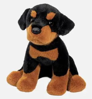 Douglas Toys Ed Rottweiler Plush Stuffed Animal Toy, 10" Douglas Toys Ed Rottweiler Plush Stuffed Animal Toy, 10"