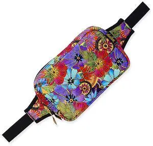 Sun'N'Sand Laurel Burch Neoprene Body Wrap and Belt Bag, Floral Sun'N'Sand Laurel Burch Neoprene Body Wrap and Belt Bag, Floral
