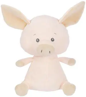 Baby Ganz Cuddle-Me Pig with Rattle Plush Stuffed Animal Toy, 9" Baby Ganz Cuddle-Me Pig with Rattle Plush Stuffed Animal Toy, 9"