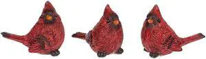 Ganz Cardinal Figurines, Polyresin, 1.50 x 3 x 2.75", Pack of 3 Ganz Cardinal Figurines, Polyresin, 1.50 x 3 x 2.75", Pack of 3