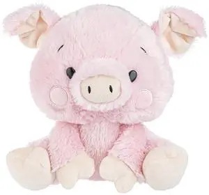 Ganz Nashies Pig Soft Plush Stuffed Animal Toy, 9" Ganz Nashies Pig Soft Plush Stuffed Animal Toy, 9"