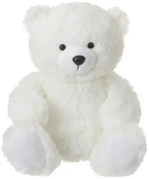 Ganz H12688 White Sentiments Bear Plush Figure, 9-inch Height Ganz H12688 White Sentiments Bear Plush Figure, 9-inch Height