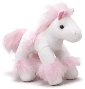 Unipak 2833HPK 7" Gibbles White and Pink Horse Plush Stuffed Animal Toy Unipak 2833HPK 7" Gibbles White and Pink Horse Plush Stuffed Animal Toy