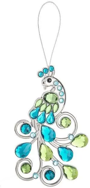 Ganz Acrylic Elegant Peacock Ornament 4.5in ACRY-545 (Green) Ganz Acrylic Elegant Peacock Ornament 4.5in ACRY-545 (Green)