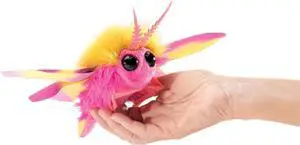 Folkmanis Mini Rosy Maple Moth Finger Puppet Folkmanis Mini Rosy Maple Moth Finger Puppet