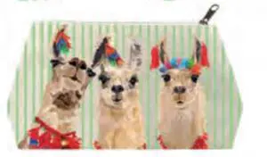 Paperproducts Design Llama Amigos Cotton Cosmetic Bag (Large) Paperproducts Design Llama Amigos Cotton Cosmetic Bag (Large)