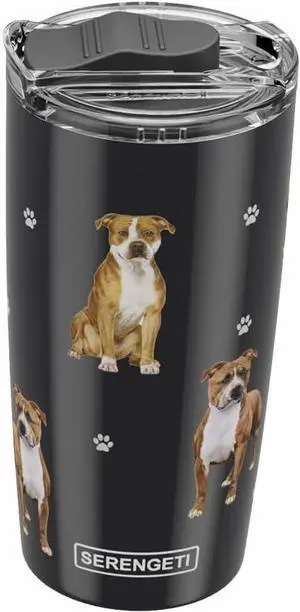 E&S Pets Stainless Steel Water Bottle 24 Oz., Spill Proof (Pitbull) E&S Pets Stainless Steel Water Bottle 24 Oz., Spill Proof (Pitbull)