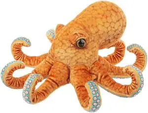 Heritage Ganz Seaside Octopus, Orange, 10- inch Width Heritage Ganz Seaside Octopus, Orange, 10- inch Width