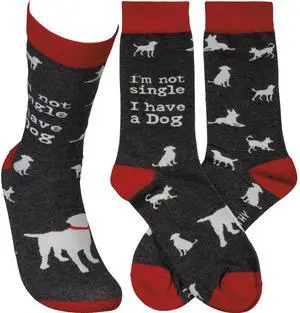 Primitives by Kathy Socks - I'm Not Single I Have A Dog Primitives by Kathy Socks - I'm Not Single I Have A Dog