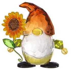Ganz ACRYF-91 Sunflower Gnome Figurine Figurine with Sunflower, 2.5-inch Height Ganz ACRYF-91 Sunflower Gnome Figurine Figurine with Sunflower, 2.5-inch Height