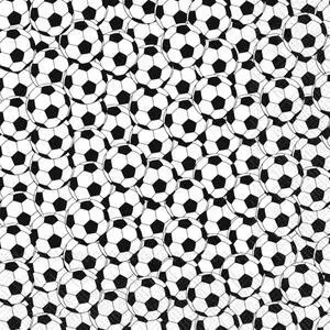 Boston International 5 x 5 in. Paper Cocktail Napkin Soccer Black - Pack of 20 Boston International 5 x 5 in. Paper Cocktail Napkin Soccer Black - Pack of 20