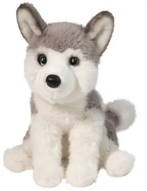 Douglas Cuddle Toys Flurrie Soft Husky Plush Stuffed Animal, 9" Douglas Cuddle Toys Flurrie Soft Husky Plush Stuffed Animal, 9"
