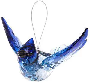 Crystal Expressions Ganz Blue Jay Ornament with Charm, ACRY-1071 Crystal Expressions Ganz Blue Jay Ornament with Charm, ACRY-1071