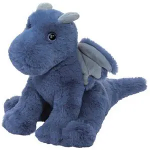 Douglas Cuddle Toys Indie Blue Dragon Soft Plush Stuffed Animal, 9" Douglas Cuddle Toys Indie Blue Dragon Soft Plush Stuffed Animal, 9"