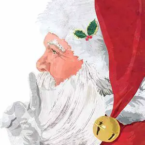 PPD "Yuletide Santa White" Christmas Paper Cocktail/Beverage Napkins PPD "Yuletide Santa White" Christmas Paper Cocktail/Beverage Napkins