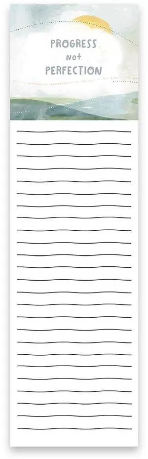 Primitives by Kathy - Progress Not Perfection List Pad Notepad Primitives by Kathy - Progress Not Perfection List Pad Notepad