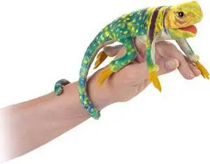 Folkmanis Mini Collared Lizard Finger Puppet Folkmanis Mini Collared Lizard Finger Puppet