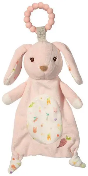 Douglas Parsnip Pink Bunny Teether Plush Stuffed Animal Toy, 10" Douglas Parsnip Pink Bunny Teether Plush Stuffed Animal Toy, 10"