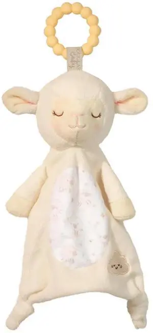 Douglas Lennox Lamb Teether Plush Stuffed Animal Toy, 10" Douglas Lennox Lamb Teether Plush Stuffed Animal Toy, 10"