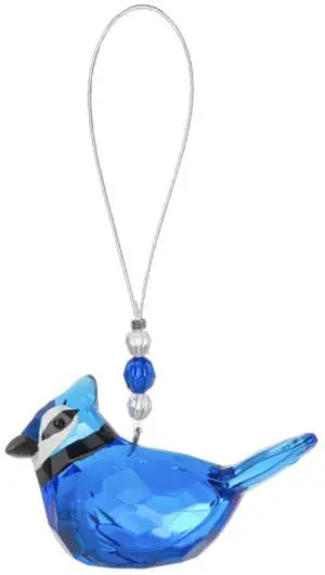 Ganz Crystal Expressions Hanging Blue Jay Bird Ornament, 2 1/2" Ganz Crystal Expressions Hanging Blue Jay Bird Ornament, 2 1/2"