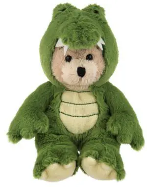 Ganz Wee Bears Alligator Costume Plush Stuffed Animal Toy, 6" Ganz Wee Bears Alligator Costume Plush Stuffed Animal Toy, 6"