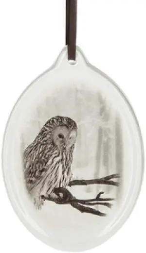 Ganz Owl Animal Hanging Christmas/Everyday Ornament, 5" Dolomite Ganz Owl Animal Hanging Christmas/Everyday Ornament, 5" Dolomite
