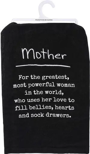 Primitives by Kathy Kitchen Embroidered Dish Towel - Definition: Mother Primitives by Kathy Kitchen Embroidered Dish Towel - Definition: Mother