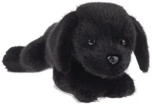 Hands on Ganz Biscuit Dog Black Labrador Lab Dog Plush Stuffed Animal Toy, 14" Hands on Ganz Biscuit Dog Black Labrador Lab Dog Plush Stuffed Animal Toy, 14"
