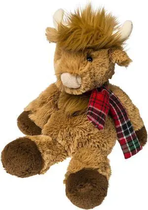Mary Meyer Marshmallow Zoo Plush Soft Toy, 9-Inches, Junior Nutmeg Highland Cow Mary Meyer Marshmallow Zoo Plush Soft Toy, 9-Inches, Junior Nutmeg Highland Cow