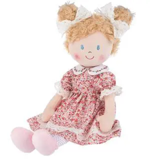 Ganz Beatrice Plush Stuffed Toy Rag Doll with Blond Hair, 20 inches Ganz Beatrice Plush Stuffed Toy Rag Doll with Blond Hair, 20 inches