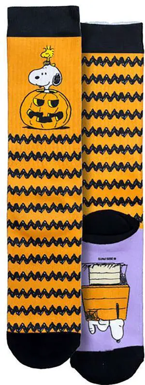 Spoontiques Peanuts Halloween Crew Socks - SHOE SIZE (5-10 Men) (7-12 women) Spoontiques Peanuts Halloween Crew Socks - SHOE SIZE (5-10 Men) (7-12 women)