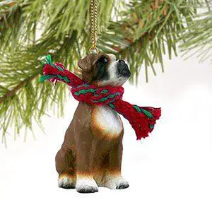 Conversation Concepts Boxer Fawn W/Uncropped Ears Original Ornament Conversation Concepts Boxer Fawn W/Uncropped Ears Original Ornament