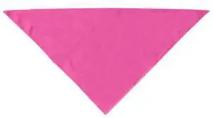 Mirage Pet Products Plain Bandana, Small, Bright Pink Mirage Pet Products Plain Bandana, Small, Bright Pink