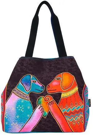 Laurel Burch Heartfelt Dogs Large Gap Tote, 21" x 5.5" x 15" Laurel Burch Heartfelt Dogs Large Gap Tote, 21" x 5.5" x 15"